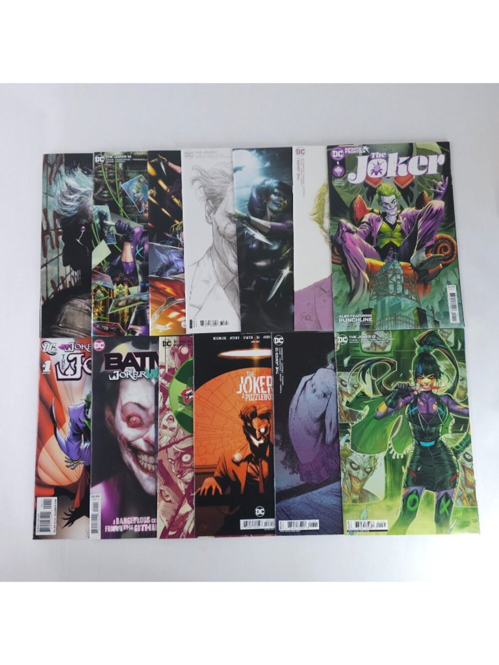The Joker Infinite Frontier Punchline Comic Bok Lot w/ Variant Covers DC Comics